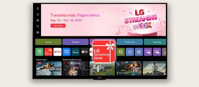 LG Streaming Week | Resgate Assinaturas