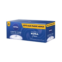 (REC) NIVEA Sabonete em Barra Creme Care Promo 6 un. 90g - Limpa e deixa a pele macia mesmo após o banho, com glicerina, fragrância NIVEA Creme 
