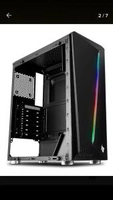 Gabinete Gamer Pichau Easy Pe340 Rgb Lateral Vidro Temperado | R$205