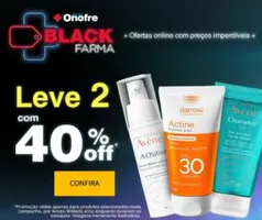 LEVE 2 PRODUTOS AVENE E DARROW POR 40% DE DESC.