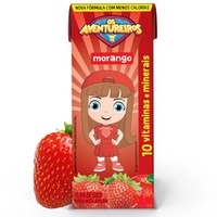 Néctar de Morango Vegano 200ml com Vitaminas