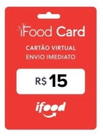 Gift Card Virtual Ifood - Pague R$10 e Ganhe R$15