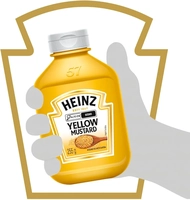 [+por- R$9,67 | REC] Mostarda Tradicional Heinz 255G