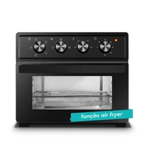 Forno Elétrico 22 Litros 1800W com função Air Fryer Preto - BEL22AD 127V