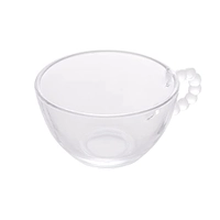 Conjunto 4 Xícaras de Chá de Cristal sem Pires Pearl 180ml - Wolff