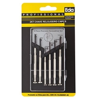 [PRIME] Chaves de precisão relojoeiro com 6 peças, Eda, 2KT, Preto.