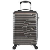 Mala de Viagem Pequena Focus Yins Brasil YS21172C-P com Rodas Giro 360° em ABS - Cinza