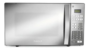 Micro-ondas Cm020bf 20 Litros Espelhado Com Função Descongelar Cor Cinza/inox Consul