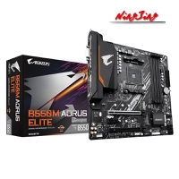 Placa mãe B550M AORUS ELITE Micro ATX AMD B550 DDR4 4000(OC)MHz M.2 USB3.2 