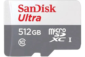 Cartão MicroSD 512GB SanDisk Ultra 100MB/s
