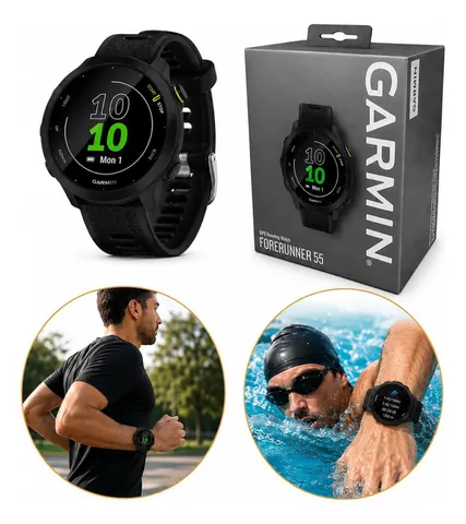 Relógio Garmin Forerunner 55 GPS Preto