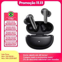 [Com cashback R$176] Fone Sem Fio QCY MeloBuds N70 com ANC, Bluetooth 6.0, 50 Horas de Bateria