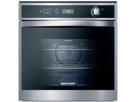 Forno de Embutir a Gás GLP Brastemp Inox Grill 78L - BOH84 AR | R$1.752