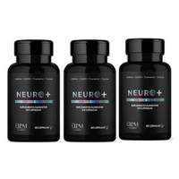 Neuro+ 180 Cápsulas Nootrópico com Cafeína e B12