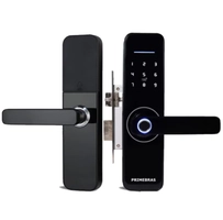 Fechadura Digital Biométrica Eletrônica Smart Primebras Com Senha + Tag + Chave