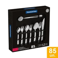 Faqueiro Tramontina Malibu em Aço Inox 85 Peças