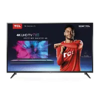 Smart TV LED 55" TCL Ultra HD 4K HDR Wi-Fi 55P65US | R$2.069