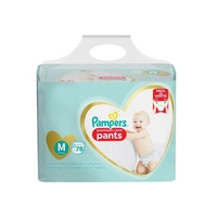 Fralda Calça Pampers M Premium Care Pants 78