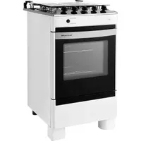 [Cartão Sub] Fogão De Piso Brastemp 4 Bocas BFO4N Branco - Bivolt - R$549