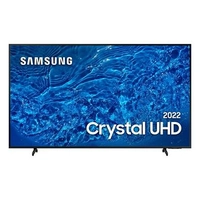 Smart TV Samsung 50 Crystal UHD 4K BU8000, 3 HDMI, 2 USB, Wifi, Bluetooth, Alexa, Google Assistante, Tela Infinita, Preto - UN50BU8000GXZD