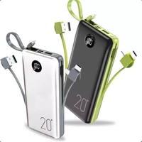 Power Bank 20.000mah Carregador Rápido Com Display Portátil