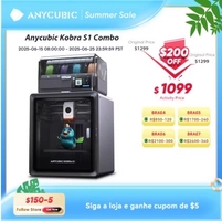 [Do Brasil] Anycubic Kobra S1 Combo, Impressora 3D multicolorida