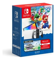 Nintendo Switch OLED + Mario Wonder + 3 Meses NSO