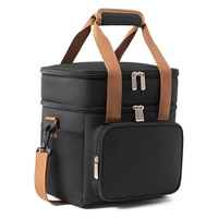 Bolsa Térmica Marmita com 2 Compartimentos Preto