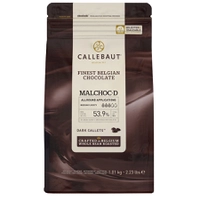 Chocolate Belga Malchoc Gotas Amargo 53,9% 1,01Kg CSD-Q54MAL-BR-86B CALLEBAUT
