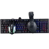Kit Gamer Bright CB02 TMH - Teclado +  Mouse + Headset - 543