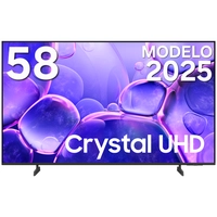 Samsung Smart TV 58 Polegadas Crystal UHD 4K U8500F, Xbox Cloud Gaming, Canais Gratuitos, AI Energy Mode, Alexa built-in, Bluetooth 