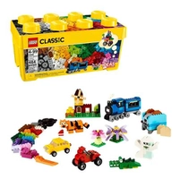 Caixa Média LEGO Classic com 484 Peças Coloridas