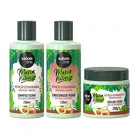 KIT COM SHAMPOO E CONDICIONADOR E MÁSCARA - NUTRIçãO EXTRAORDINáRIA - MARIA NATUREZA 