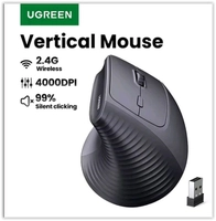 [Moedas R$ 66] Mouse Vertical Ugreen Sem Fio