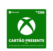 Cartão Presente Xbox R$200