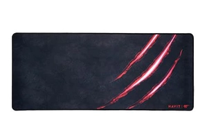 Mouse Pad Grande 70x30cm Gamer Preto Costurado