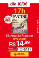 (APP) 2x KIT AMPOLA PANTENE | R$15