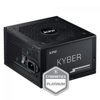 Fonte XPG Kyber SuperFrame, 850w, 80 Plus Gold, Cybenetics Platinum, Com conector PCIe 5.0, PFC Ativ