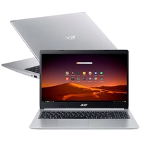 Notebook Acer Core i7- 10510U 8GB 512GB SSD Tela 15.6” Linux Aspire 5 A515-54-76NA