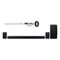 Soundbar Samsung HW-Q990C, com 11.1.4 canais,Wireless Dolby Atmos, Sincronia Sonora e Alexa integrado Preto