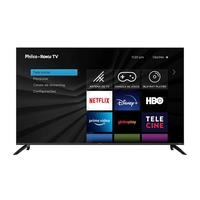 Smart TV LED 58&quot; UHD 4K Philco Roku TV Quad Core GPU Triple Core Dolby Audio Mídia Cast WiFi 4 HDMI 2 USB Preta Bivolt PTV58G70RCBL