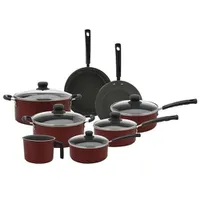 Conjunto de Panelas 8 Peças Tramontina Versalhes - Vermelho - R$314