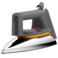 Ferro de Passar a Seco Philips Walita HD1172 com Controle de Temperatura e Ponta de Precisão - Cinza - 220V