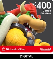 Gift Card Cartão Presente Nintendo R$ 400