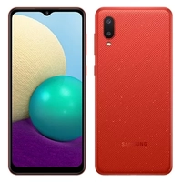 Smartphone Samsung Galaxy A02 Vermelho, 6.5", 2GB RAM, 32GB | R$543
