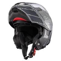 Capacete Texx Escam Kratos Cyber Cinza Fosco 60