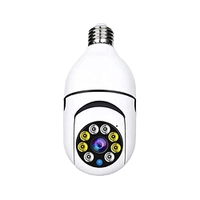 Câmera ip lâmpada câmera 1080p hd panorâmica sem fio de segurança em casa wi fi cctv fisheye lâmpada câmera ip 360 graus segurança em casa Yoosee