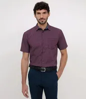 Camisa Manga Curta Classic Fit Estampado