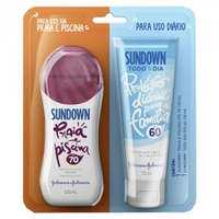 Kit Protetor Solar Praia e Piscina FPS70 + Protetor Solar Todo Dia FPS60