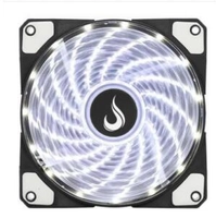 Cooler FAN Rise Mode Wind W1, 120mm, LED Branco - RM-WN-01-BW | R$ 12